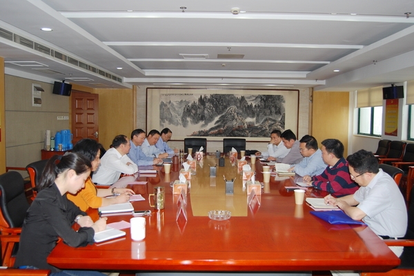 省公司接待湖南省轻工尊龙集团集团有限公司考察组一行